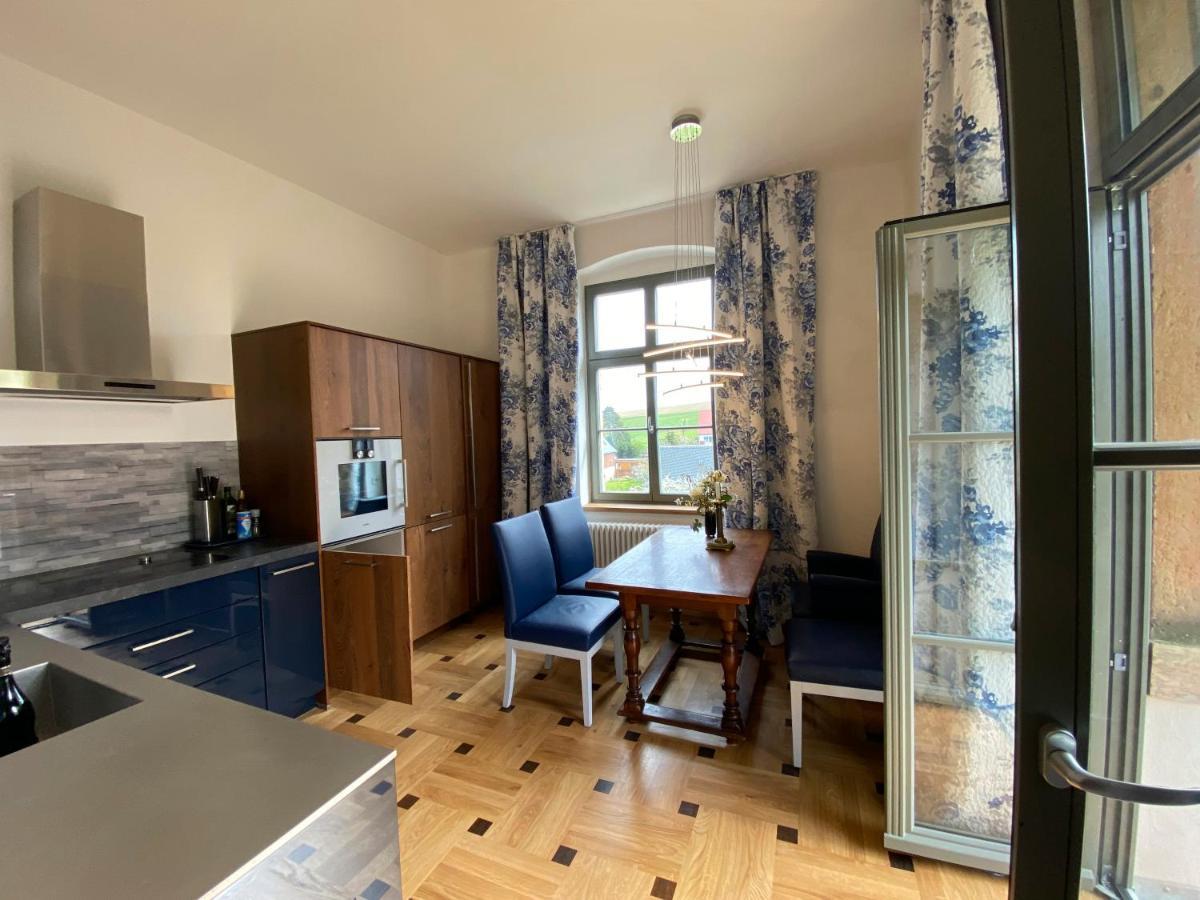 Altes Pfarrhaus Appartement Papstdorf Buitenkant foto