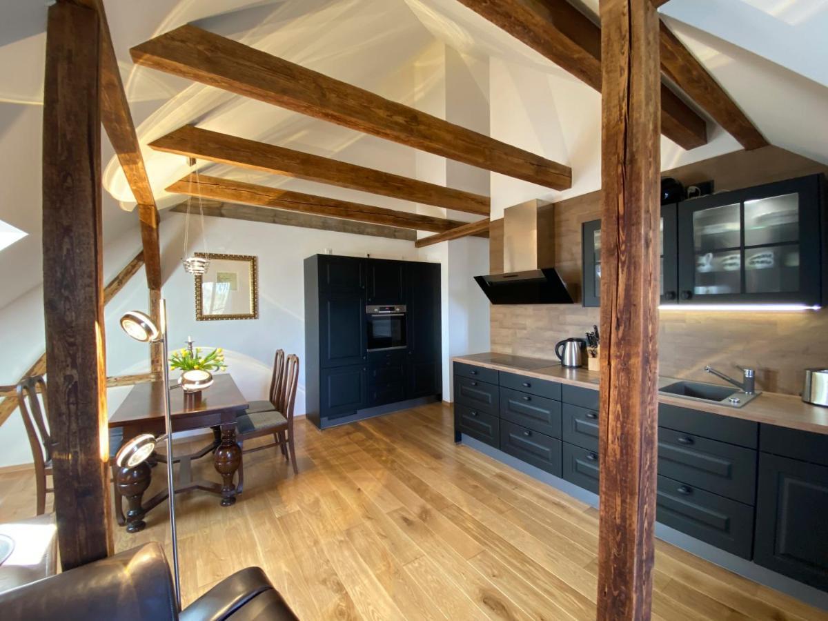 Altes Pfarrhaus Appartement Papstdorf Buitenkant foto