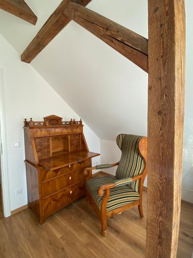 Altes Pfarrhaus Appartement Papstdorf Buitenkant foto