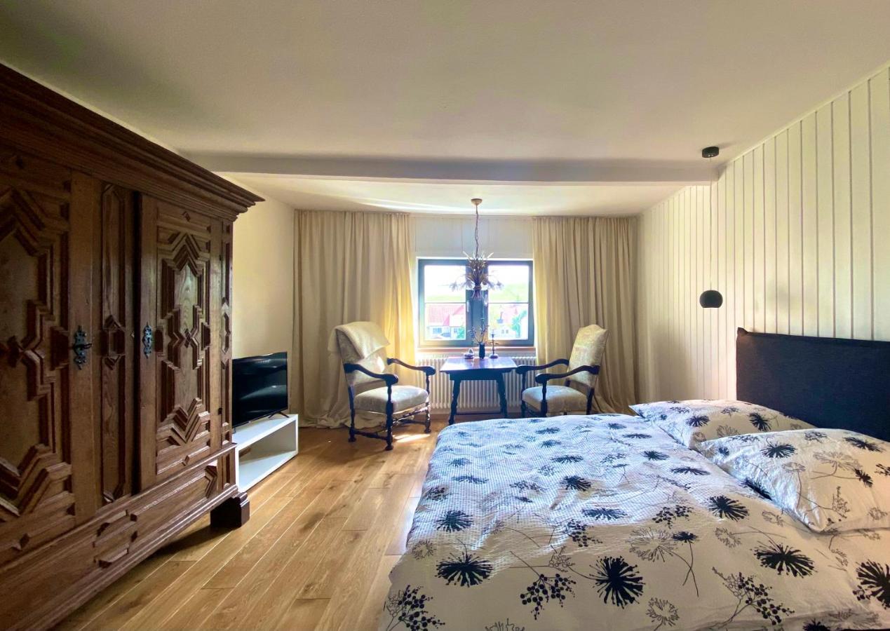 Altes Pfarrhaus Appartement Papstdorf Buitenkant foto
