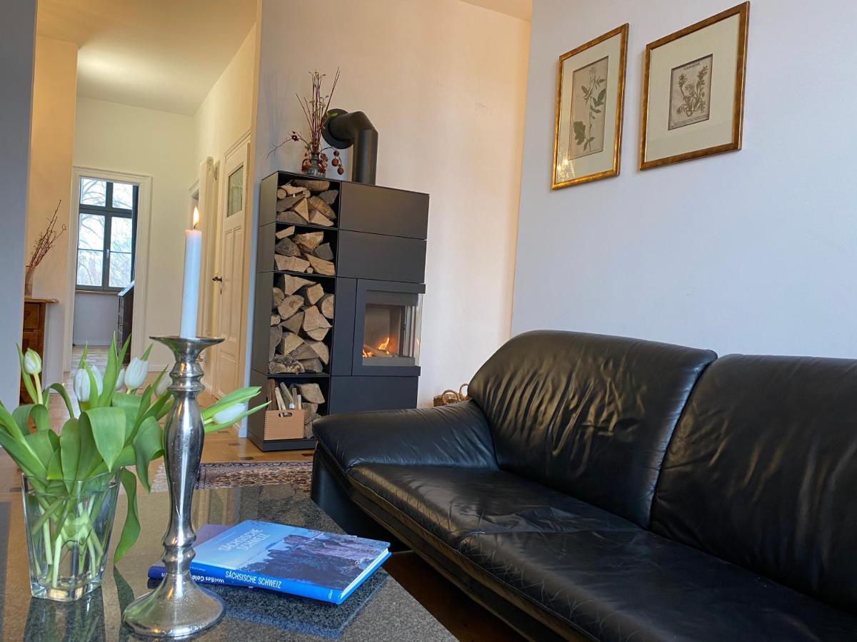 Altes Pfarrhaus Appartement Papstdorf Buitenkant foto
