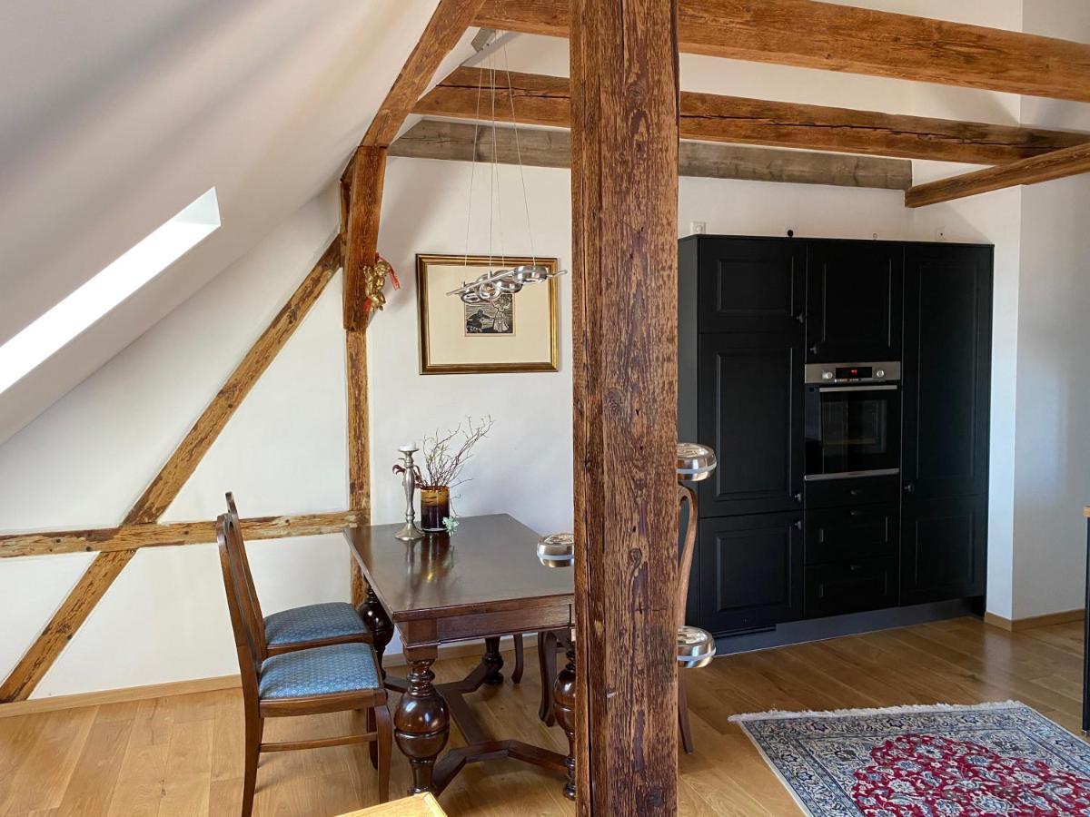Altes Pfarrhaus Appartement Papstdorf Buitenkant foto