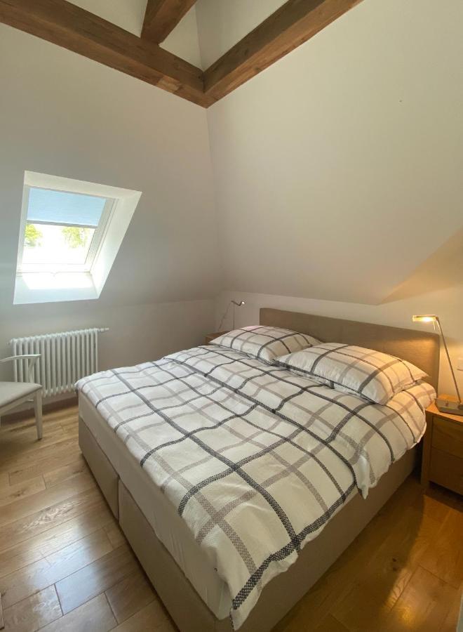 Altes Pfarrhaus Appartement Papstdorf Buitenkant foto