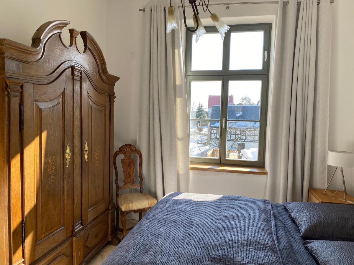 Altes Pfarrhaus Appartement Papstdorf Buitenkant foto