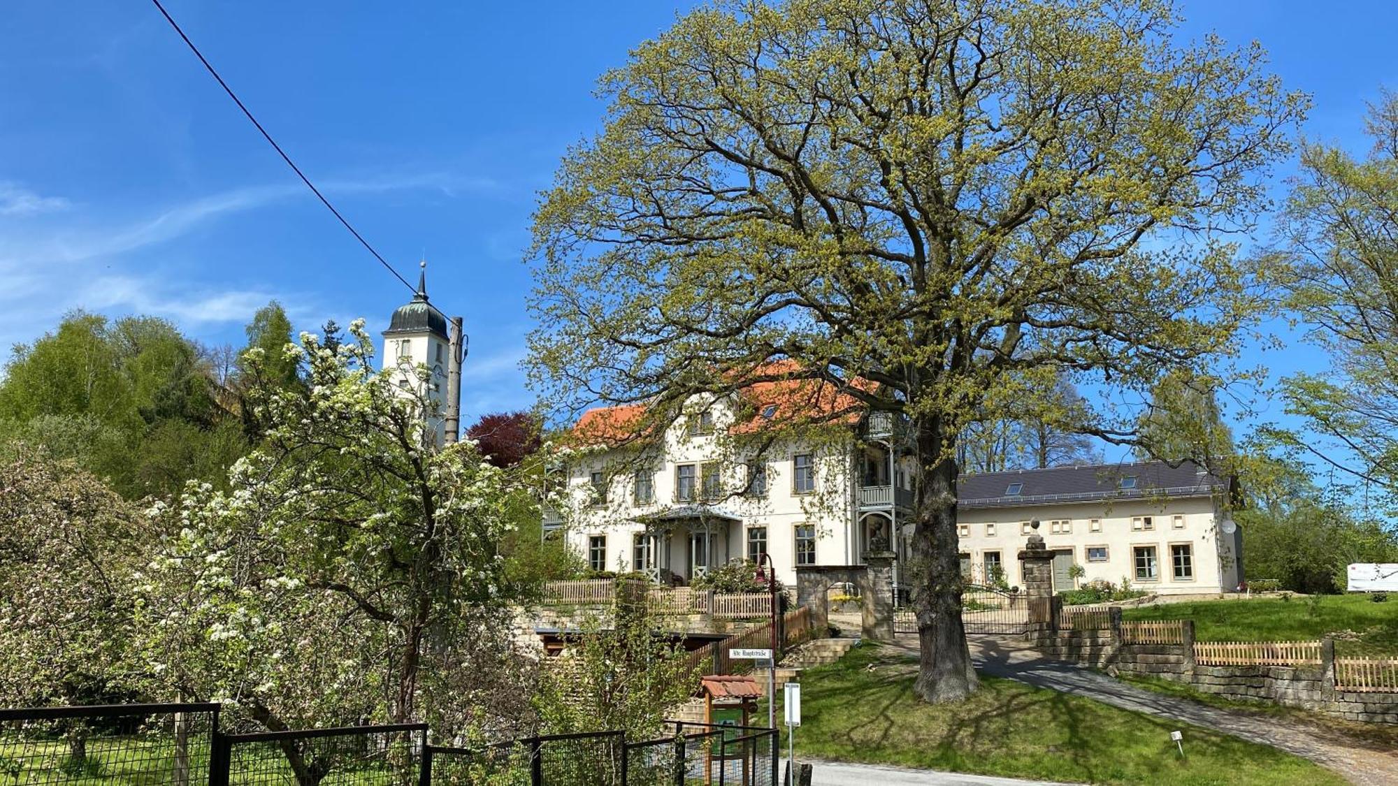 Altes Pfarrhaus Appartement Papstdorf Buitenkant foto