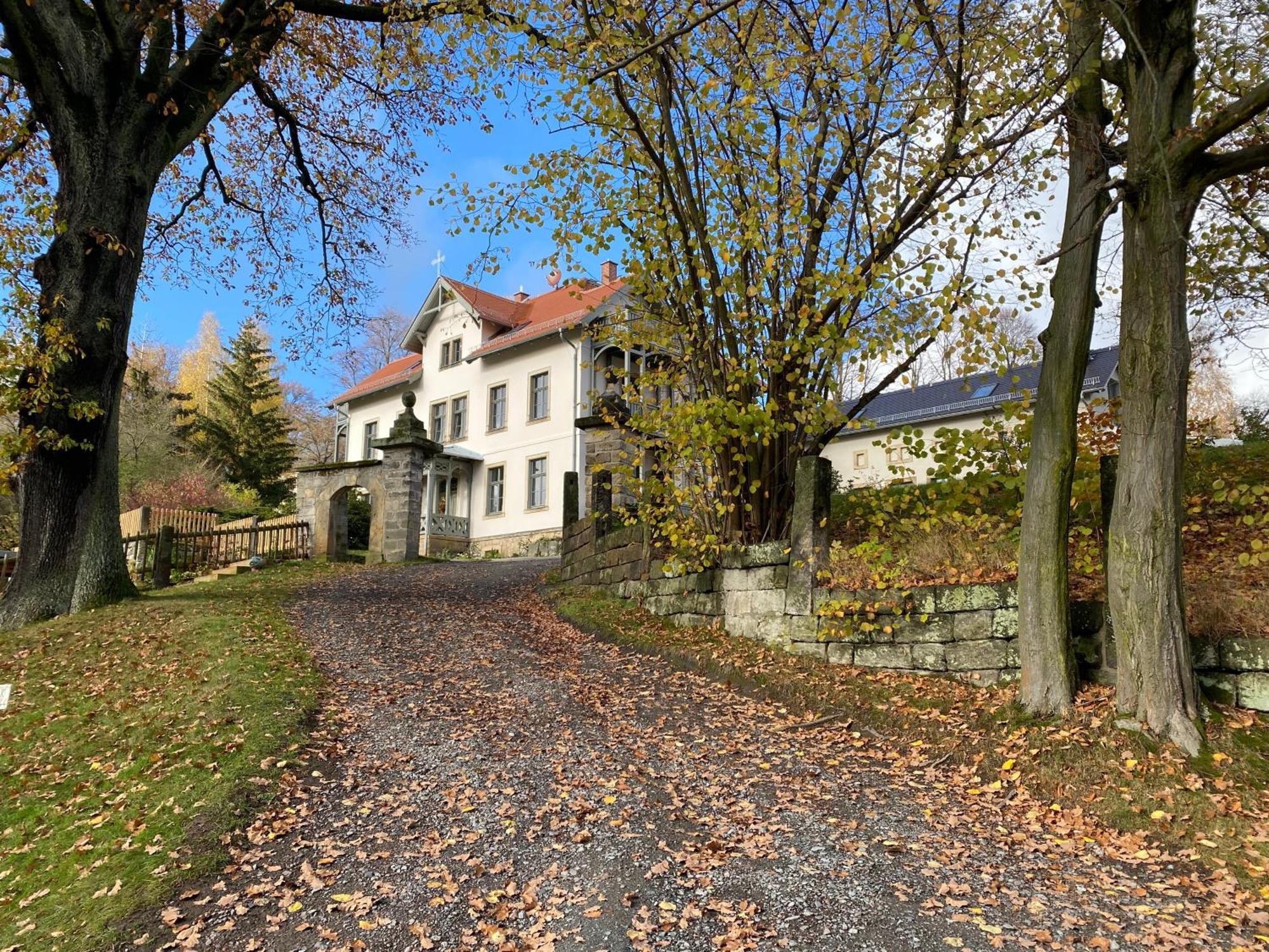 Altes Pfarrhaus Appartement Papstdorf Buitenkant foto