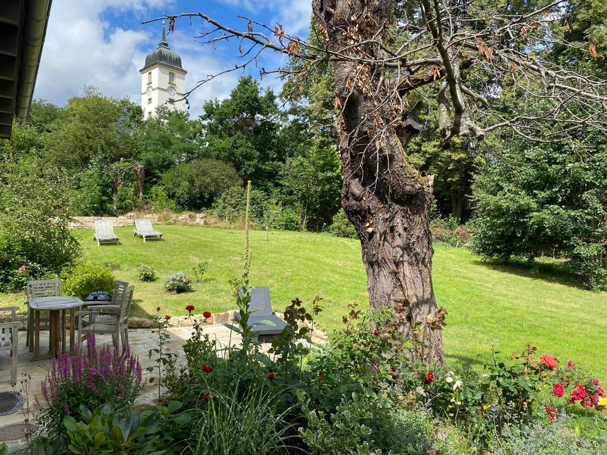 Altes Pfarrhaus Appartement Papstdorf Buitenkant foto